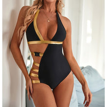 Load image into Gallery viewer, One Piece Cut Out Brazilian Suit
